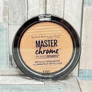 💖3/$15💖 Maybelline Master Chrome Metallic Highlighter Makeup 100 Molten Gold